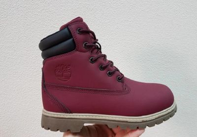 Лот: 10790757. Фото: 1. Ботинки Timberland purple-red... Ботинки, полуботинки