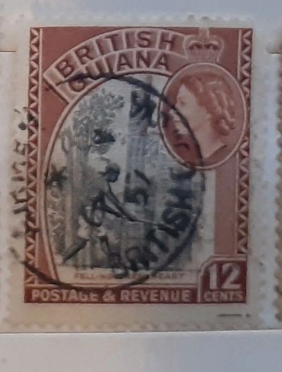 Лот: 25058901. Фото: 1. Марка. Брит. Гвиана. 1954 г. Марки