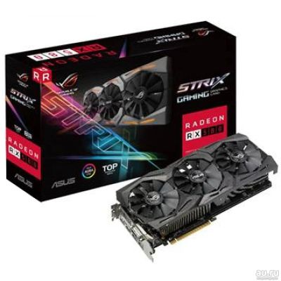 Лот: 18453495. Фото: 1. Видеокарта ASUS Radeon RX 580... Видеокарты