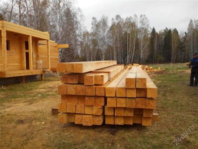 Лот: 2843814. Фото: 1. Продам брус 180 х 180 мм. Древесина, пиломатериал