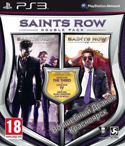 Лот: 10797567. Фото: 1. Saints Row Double Pack (Saints... Игры для консолей