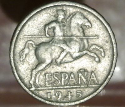 Лот: 7503807. Фото: 1. Страны Запада(2856) Испания 1945... Остальные страны