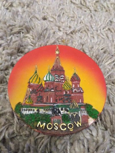 Лот: 9719172. Фото: 1. Сувенирная тарелка "Москва". Сувенирные мелочи