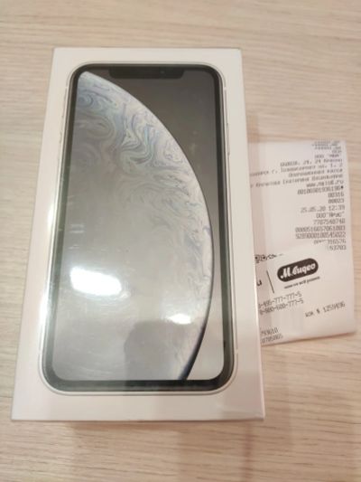 Лот: 16035238. Фото: 1. iPhone Xr 64Gb White новый, запечатанный. Смартфоны