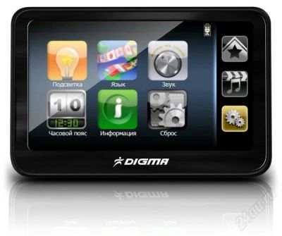 Лот: 1587577. Фото: 1. GPS-навигатор Digma DM435. GPS-навигаторы