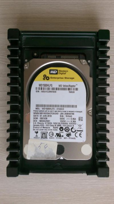 Лот: 8195943. Фото: 1. Винчестер WD1500 HLFS. Жёсткие диски (HDD)