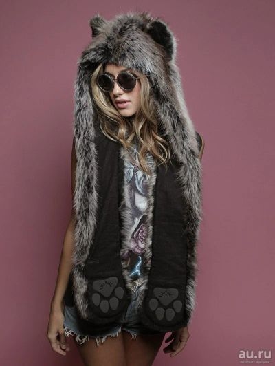 Лот: 15258782. Фото: 1. Шапка волк собака SpiritHood оригинал... Головные уборы