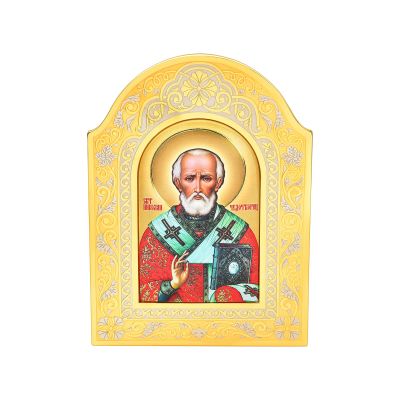 Лот: 23827962. Фото: 1. Икона Николай Чудотворец. Другое (ювелирные изделия, бижутерия, часы)