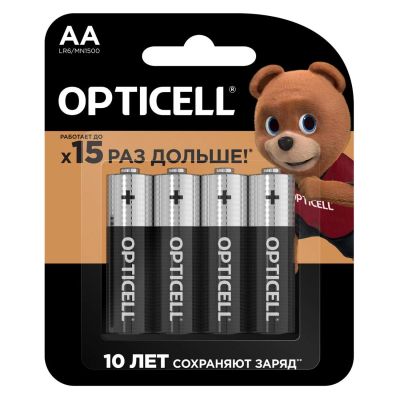 Лот: 25263459. Фото: 1. Батарейки Opticell Basic LR6... Батарейки, аккумуляторы, элементы питания