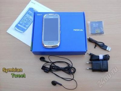 Лот: 1561769. Фото: 1. срочно! новый nokia c7 frosty... Смартфоны