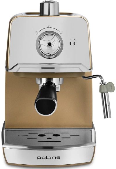 Лот: 16794051. Фото: 1. Кофеварка рожковая Polaris PCM... Чайники, кофемашины, кулеры