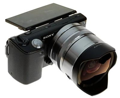 Лот: 1900953. Фото: 1. фотоаппарат sony nex-5 Black объектив... Цифровые компактные