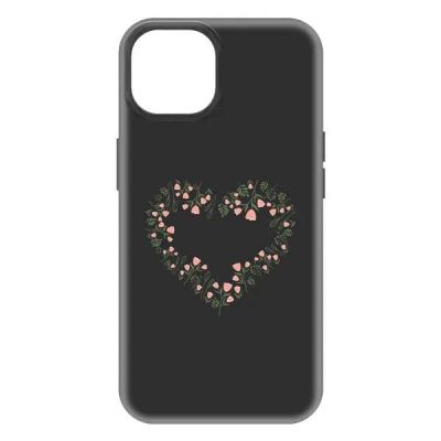 Лот: 25065496. Фото: 1. Чехол Krutoff Soft Case "Цветочное... Чехлы, бамперы