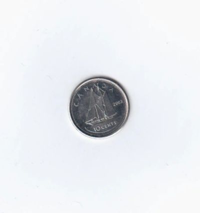 Лот: 5270606. Фото: 1. 10 центов 2003 г. (Канада). Америка