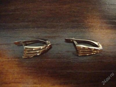 Лот: 2062192. Фото: 1. золотые серьги. Серьги, каффы