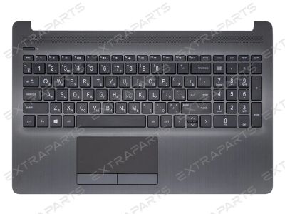 Лот: 16178619. Фото: 1. Топ-панель HP 15-db черная V.2... Клавиатуры для ноутбуков