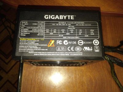 Лот: 3926355. Фото: 1. Блок питания Gigabyte SuperB 550P. Корпуса, блоки питания