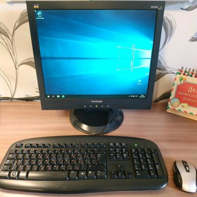 Лот: 16685127. Фото: 1. Компьютер Intel Pentium с монитором... Компьютеры в сборе
