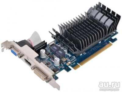 Лот: 17241647. Фото: 1. Видеокарта ASUS GeForce 210 Silent... Видеокарты