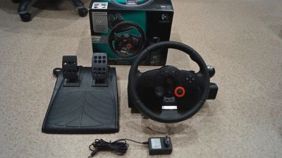 Лот: 11243241. Фото: 1. Руль Logitech Driving Force GT... Рули, джойстики