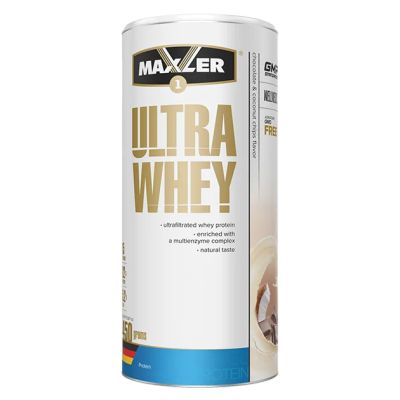 Лот: 17298410. Фото: 1. Протеин Ultra Whey Maxler 450... Спортивное питание, витамины