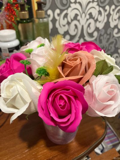 Лот: 18113778. Фото: 1. Мыльные розы.💐🌸В наличии. Искусственные и сувенирные цветы