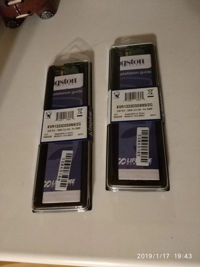 Лот: 13015177. Фото: 1. DDR3 PC3‑10600 1333Mhz 4Gb(2x2Gb... Оперативная память