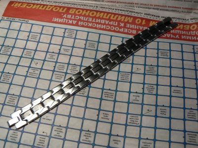 Лот: 9441742. Фото: 1. Браслет из нержавейки плоский... Браслеты