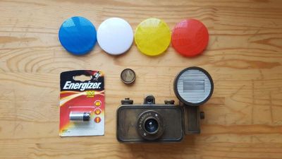 Лот: 15455497. Фото: 1. Плёночный фотоаппарат La Sardina... Плёночные зеркальные