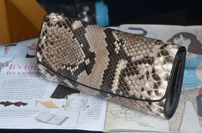 Лот: 4820286. Фото: 1. Клатч из кожи питона P&Y (Тайланд... Сумки