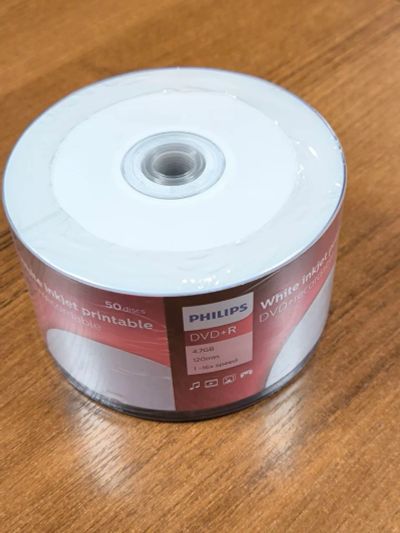 Лот: 25719073. Фото: 1. Диск DVD+R Philips 4,7 GB, скорость... CD, DVD, BluRay