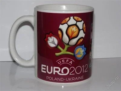 Лот: 1868739. Фото: 1. Кружка EURO 2012 (Евро 2012). Сувенирные мелочи