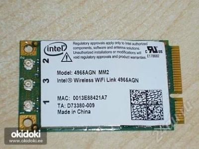 Лот: 1035872. Фото: 1. wifi адаптер Intel 4965AGN, 300Mbps... Другое (комплектующие)