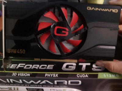 Лот: 7406844. Фото: 1. Gainward GeForce GTS 450 512 Mb... Видеокарты