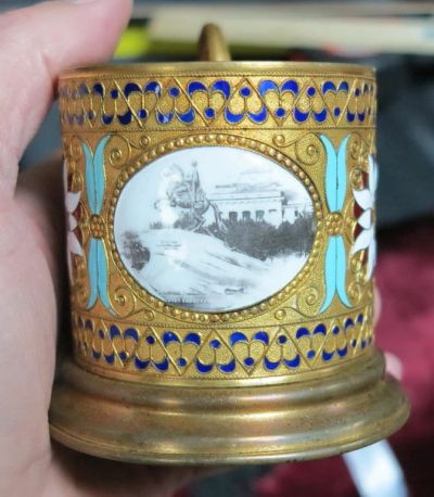 Лот: 15147202. Фото: 1. подстаканник Медный Всадник,латунь... Предметы интерьера и быта