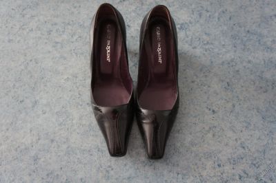 Лот: 5684866. Фото: 1. Туфли женские кож. черные 37-38... Туфли