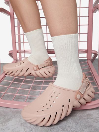 Лот: 25367839. Фото: 1. Сабо Crocs Echo, Розовый. Шлепанцы, сланцы