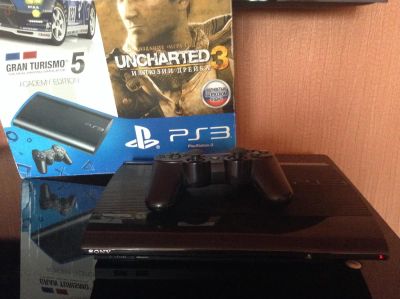 Лот: 3852307. Фото: 1. Playstation-3 superslim 500gb. Игровые приставки, консоли