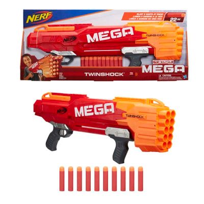 Лот: 17000843. Фото: 1. Hasbro Nerf НЁРФ МЕГА Твиншок... Военная тема