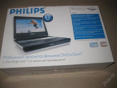 Лот: 2064705. Фото: 1. Портативный DVD-плеер Philips. DVD, Blu-Ray плееры