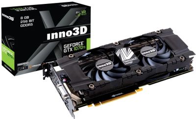 Лот: 18310474. Фото: 1. Видеокарта Inno3D GTX 1070Ti. Видеокарты