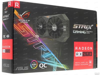 Лот: 17082841. Фото: 1. Видеокарта ASUS AMD Radeon RX... Видеокарты