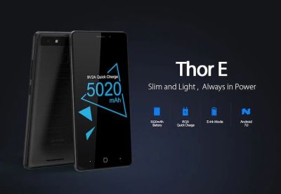 Лот: 10059379. Фото: 1. Смартфон Vernee Thor E. 4G LTE... Смартфоны