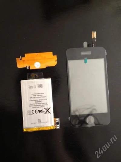 Лот: 1724907. Фото: 1. iPhone 3G сенсор + батарейка... Смартфоны