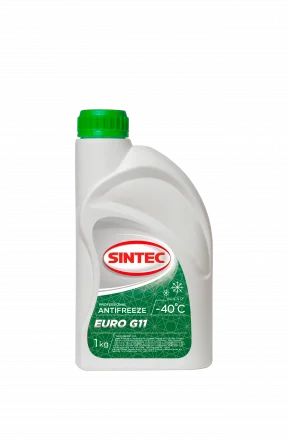 Лот: 16646028. Фото: 1. Антифриз Sintec зеленый G11 1кг. Средства по уходу