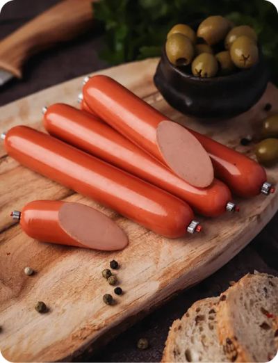 Лот: 13519036. Фото: 1. Сосиски пшеничные «Зерновые Delicious... Диетическое питание