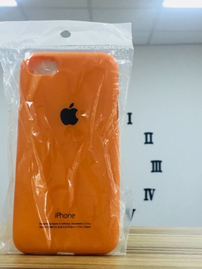 Лот: 11970046. Фото: 1. Чехол для iPhone 7 ( оранжевый... Чехлы, бамперы