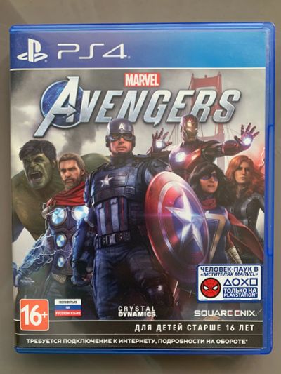 Лот: 19309231. Фото: 1. Marvel avengers ps4 ps5 Диск. Игры для консолей