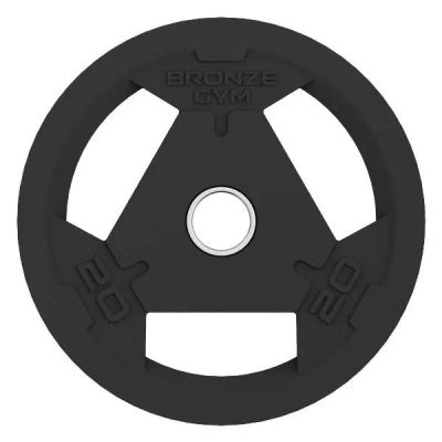Лот: 25513488. Фото: 1. Диск олимпийский Bronze Gym обрезиненный... Штанги, блины