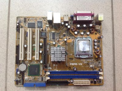 Лот: 5394694. Фото: 1. Материнская плата Asus P5PE-VM. Материнские платы